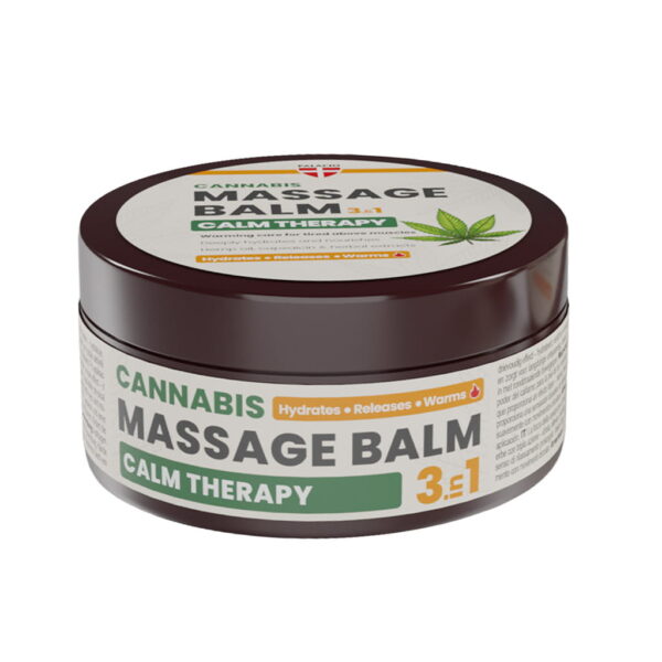 Palacio Cannabis Massage Balm Calm 3-in-1 - Hemp Oil, Capsaicin & Calming Botanicals, 300ml