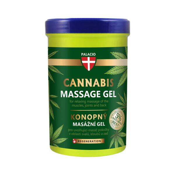 Palacio Cannabis Massage Gel 380ml - Hemp Cooling Formula for Muscles