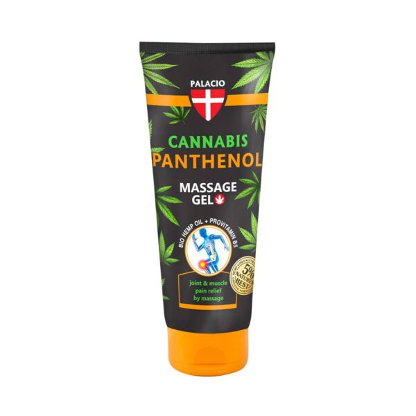 Palacio Cannabis Massage Gel with Panthenol - Hemp Oil, Botanicals & Cooling Sensation, 200ml