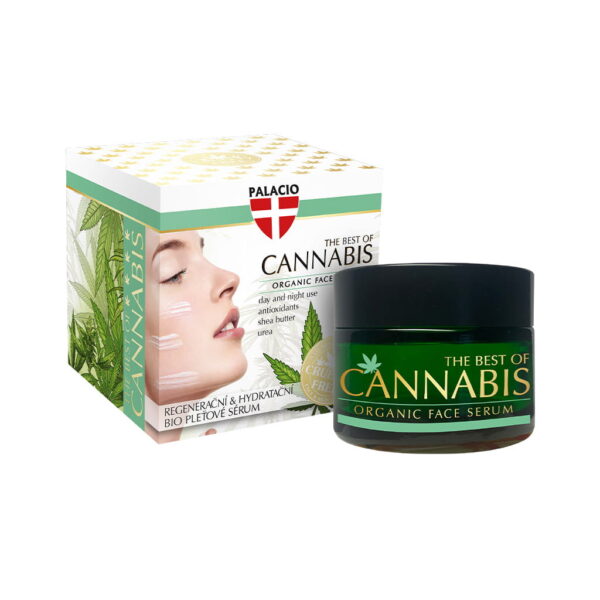 Palacio Cannabis Regenerating & Hydrating BIO Face Serum - CBD, Hemp & Organic Formula, 50ml