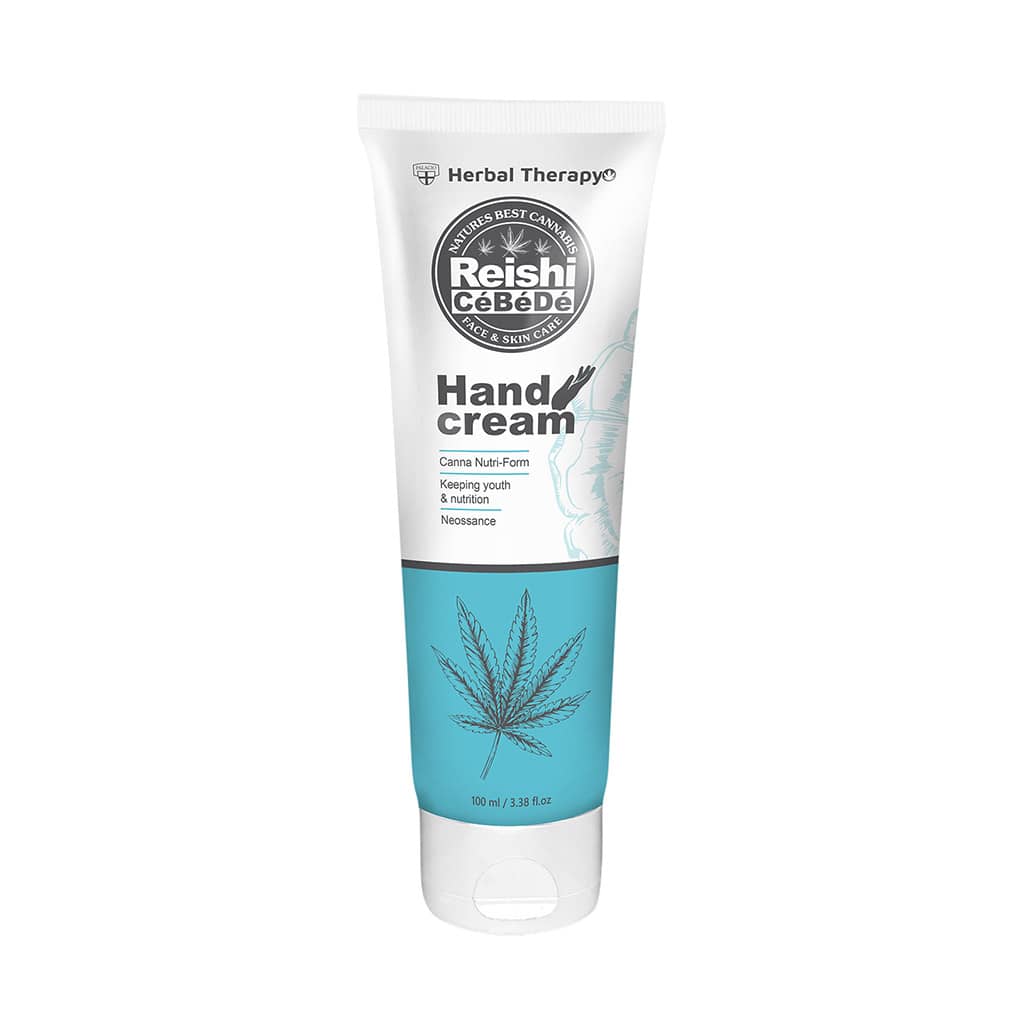 Palacio Reishi CéBéDé Hand Treatment Cream - CBD, Reishi Mushroom & Hemp for Visibly Nourished, Younger-Looking Hands, 100ml