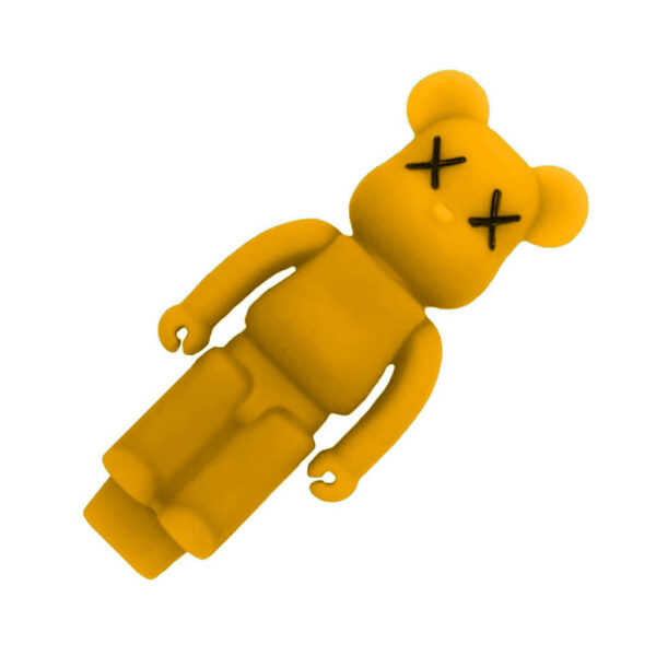 Yellow Bear Silicone Pipe