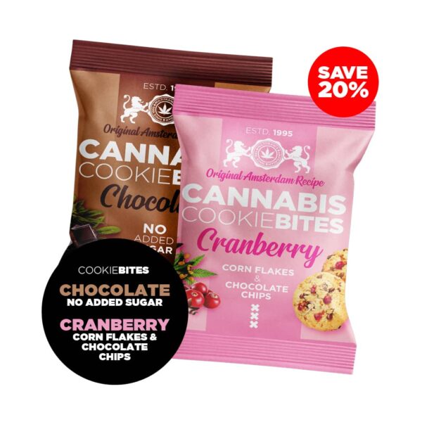 Multitrance Hemp Cookies - Mix Box Bundle (48 pcs)