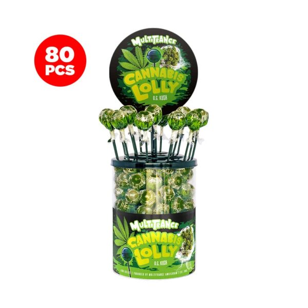 Multitrance Cannabis Lollipops - O.G. Kush Display 80 pcs
