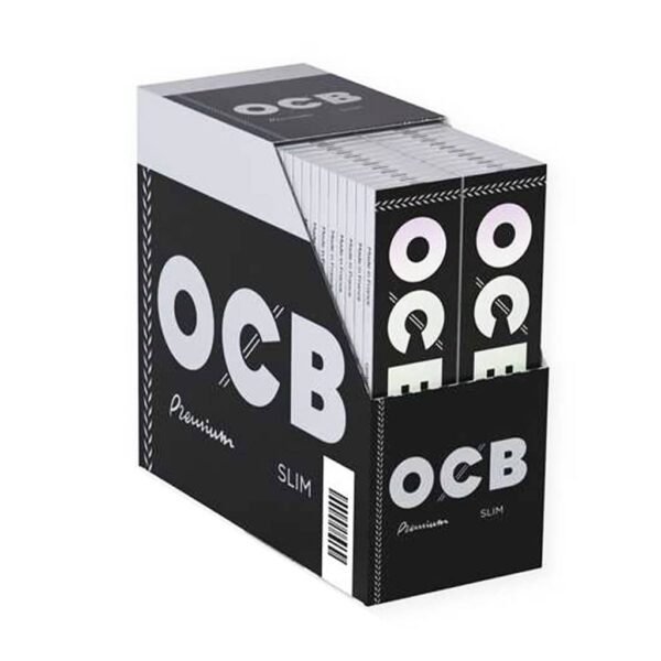 OCB Premium Slim Rolling Paper - Wholesale Display 50 pcs