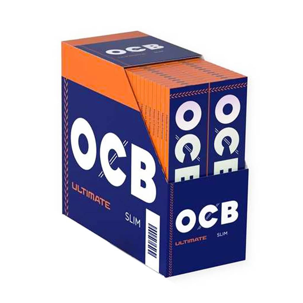 OCB Ultimate Ultra-Thin Slim Rolling Paper - Wholesale Display 50 pcs