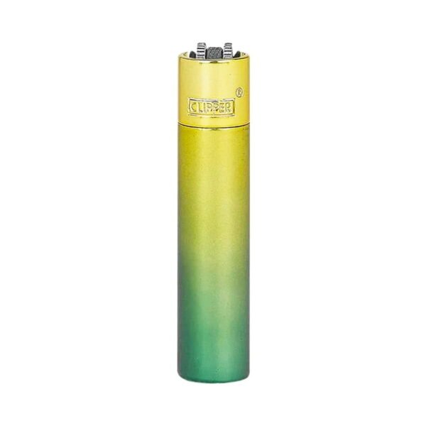 Clipper Metal Lighter with Metal Case - Green Icy