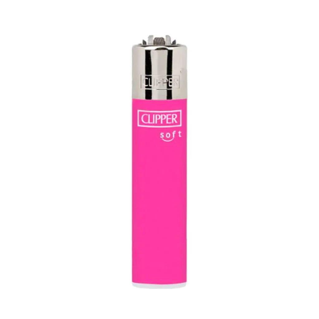 Clipper Lighters Soft Touch Neon - Design C