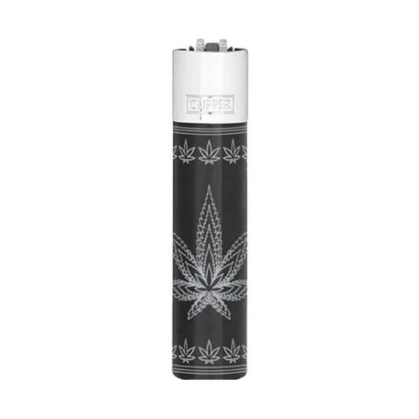 Clipper Metal Lighters Leaves Silhouettes - Design A