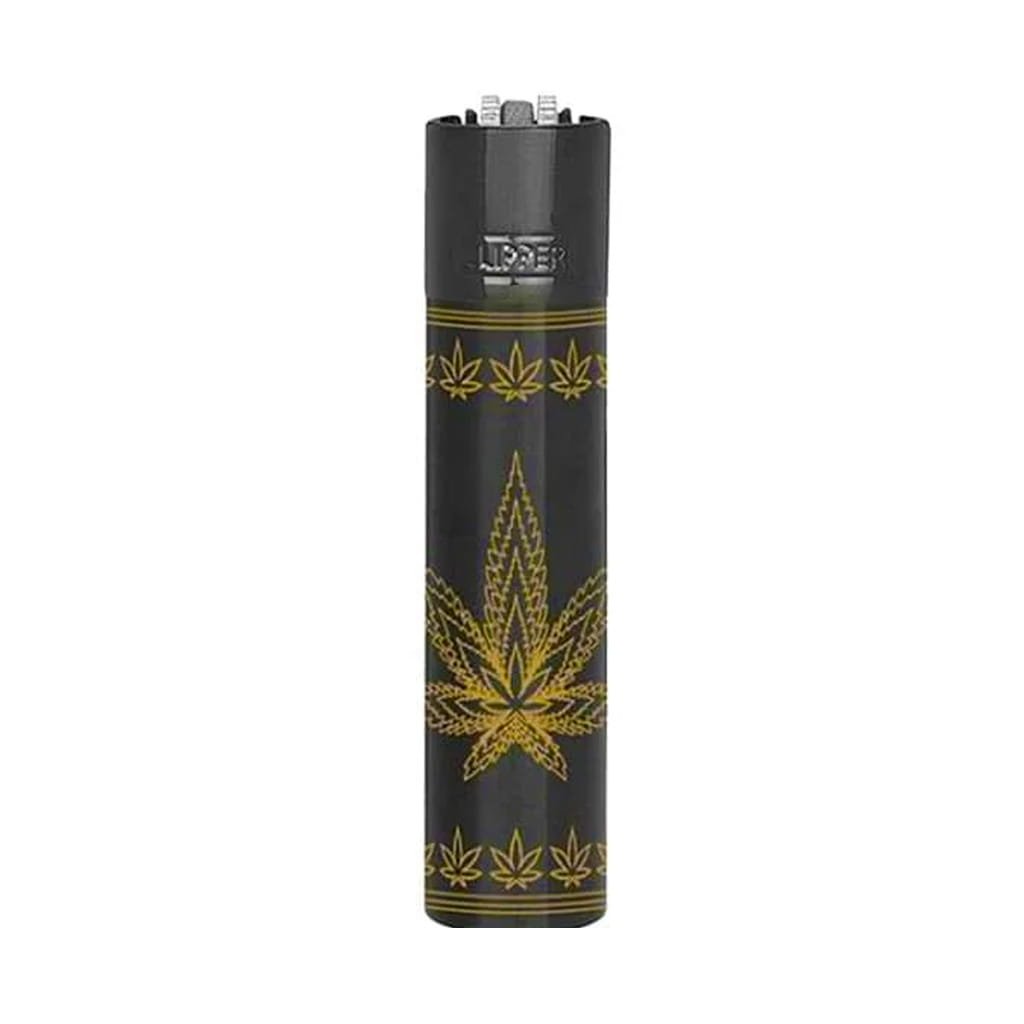 Clipper Metal Lighters Leaves Silhouettes - Design B