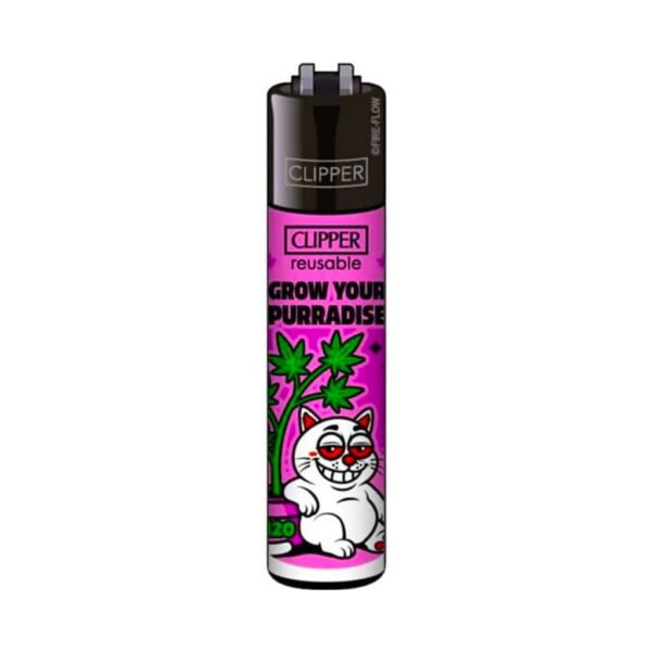 Clipper Premium Smoking Lighters - 420 Catz - Design C