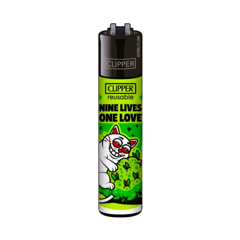 Clipper Premium Smoking Lighters - 420 Catz - Design D