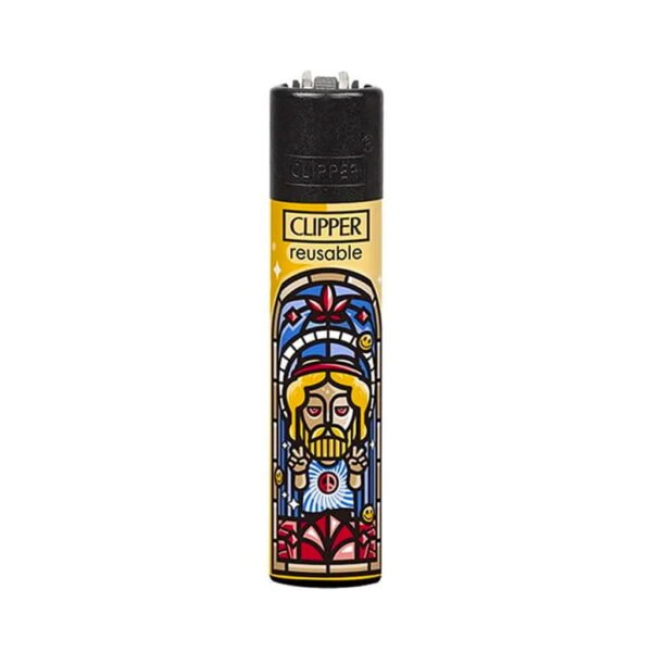Clipper Premium Smoking Lighters - 420 Church Windows - Design B