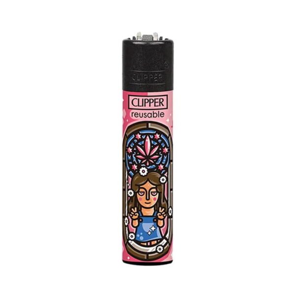 Clipper Premium Smoking Lighters - 420 Church Windows - Design D
