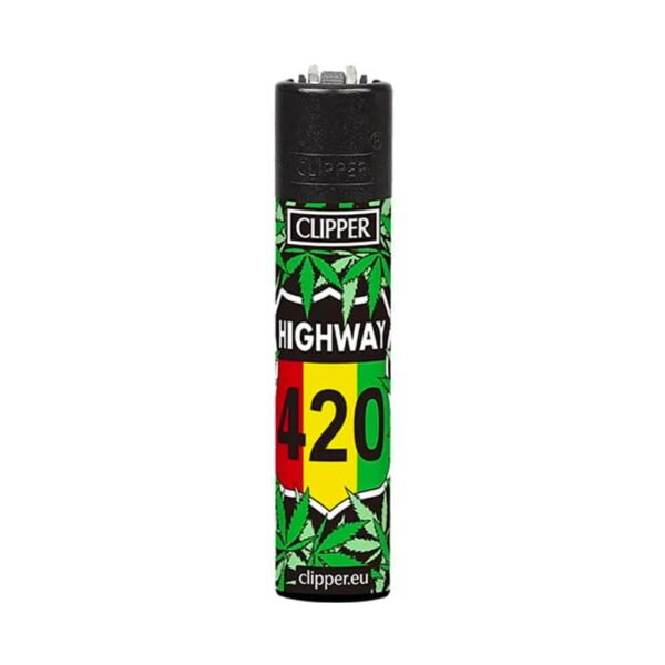 Clipper Premium Smoking Lighters - 420 Mix 1 - Design A