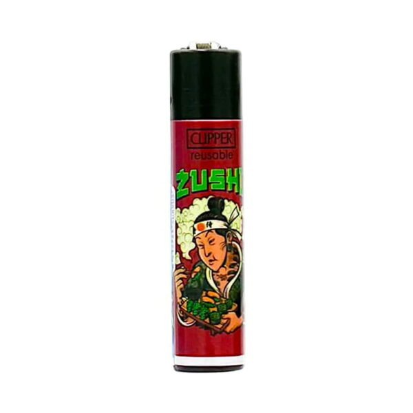 Clipper Premium Smoking Lighters - Best Buds Collection - Design B