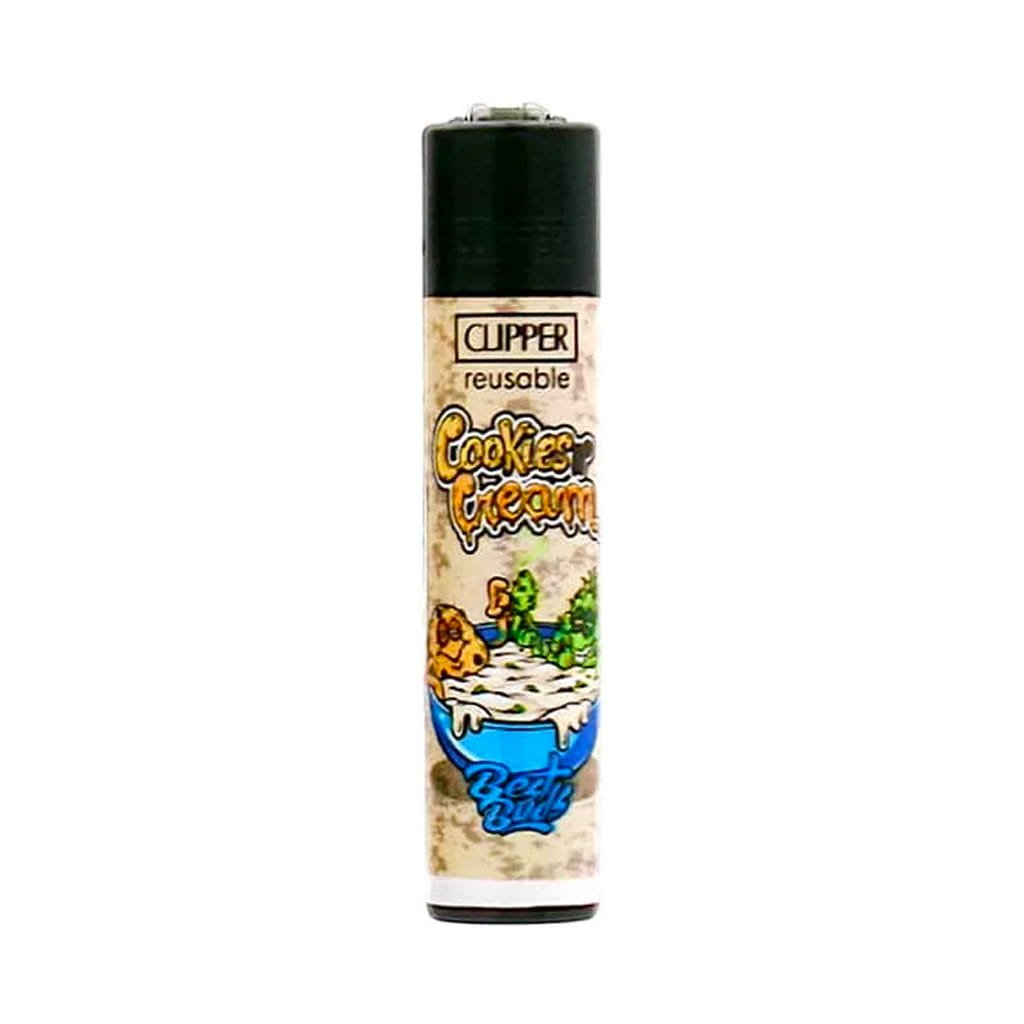 Clipper Premium Smoking Lighters - Best Buds Collection - Design D