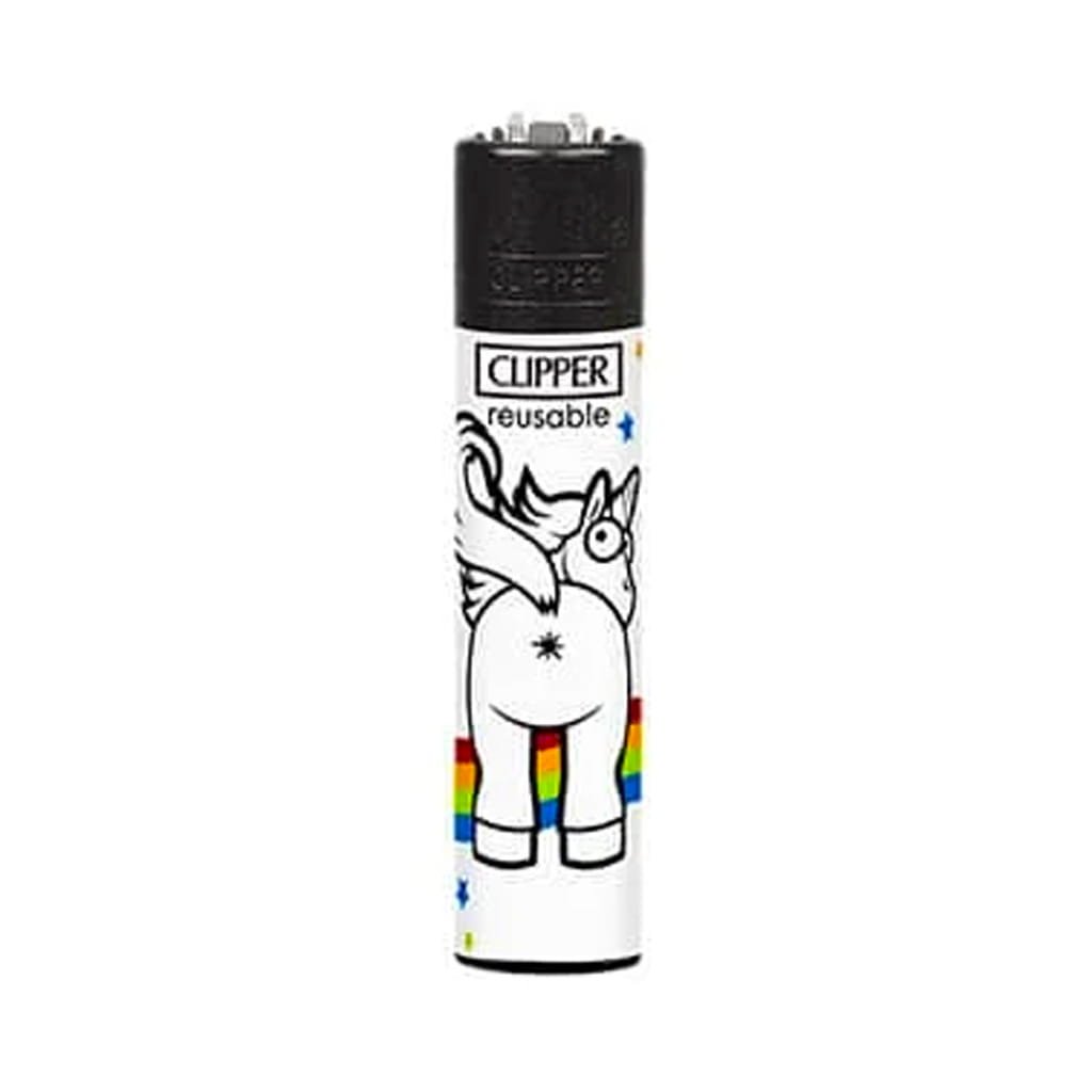 Clipper Premium Smoking Lighters - Best of Unicorn - Design H