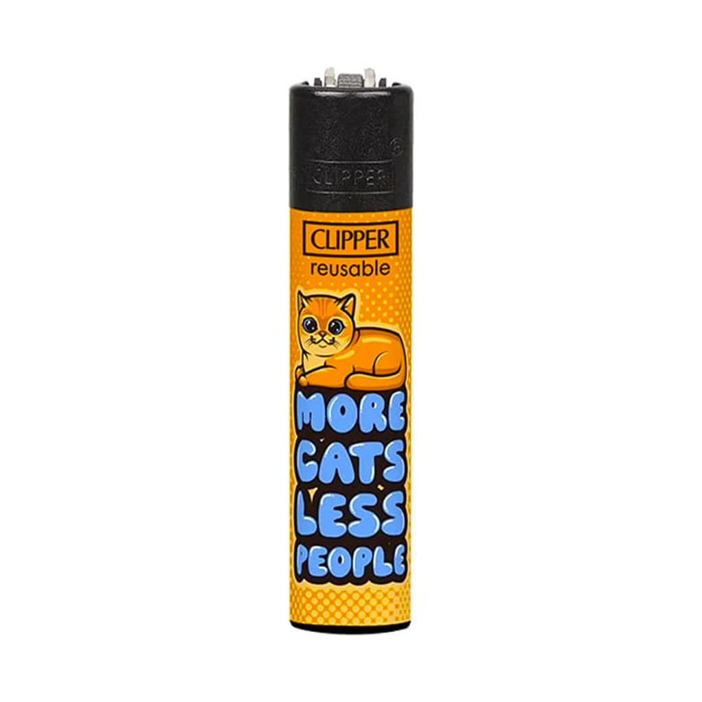 Clipper Premium Smoking Lighters - Catz #4 - Design A