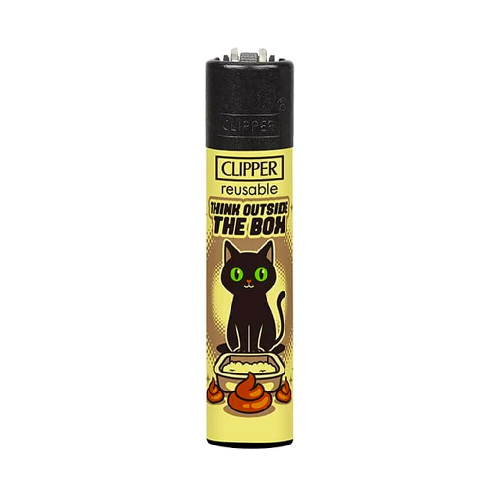Clipper Premium Smoking Lighters - Catz #4 - Design C