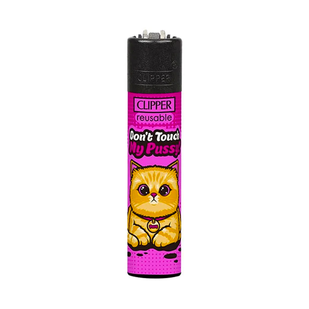 Clipper Premium Smoking Lighters - Catz #4 - Design D