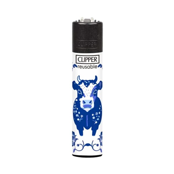 Clipper Premium Smoking Lighters – Delft Blue - Design B