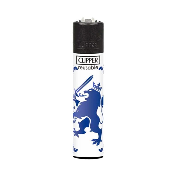 Clipper Premium Smoking Lighters – Delft Blue - Design D