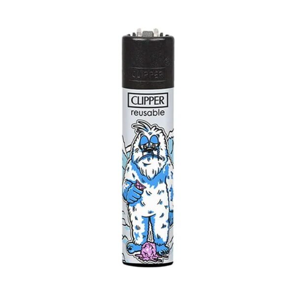 Clipper Premium Smoking Lighters - Frozen Yeti - Design A