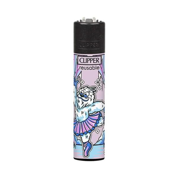 Clipper Premium Smoking Lighters - Frozen Yeti - Design B