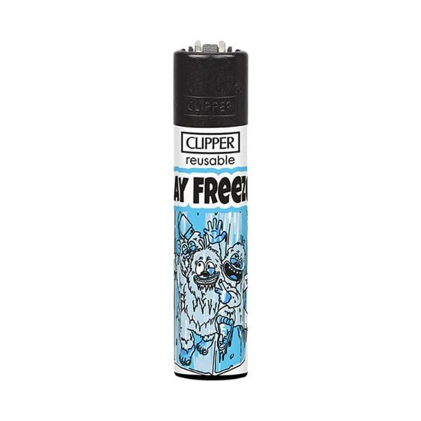 Clipper Premium Smoking Lighters - Frozen Yeti - Design C