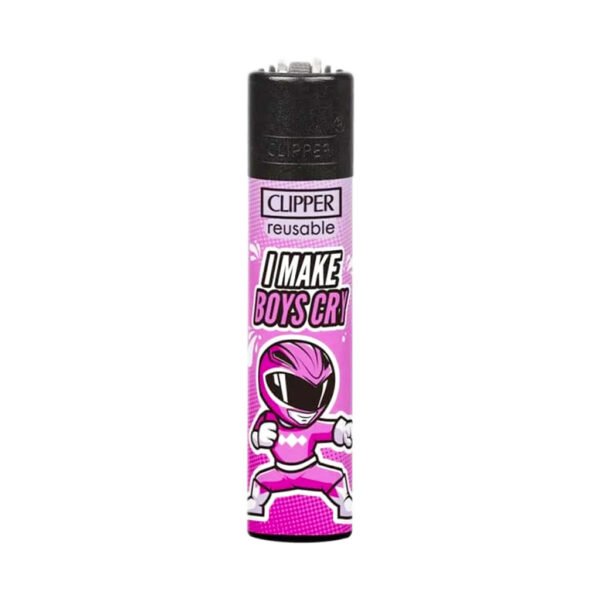 Clipper Premium Smoking Lighters – Girly Slogan - Design B