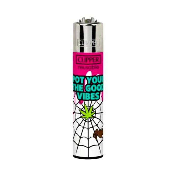 Clipper Premium Smoking Lighters - Green Bait - Design D