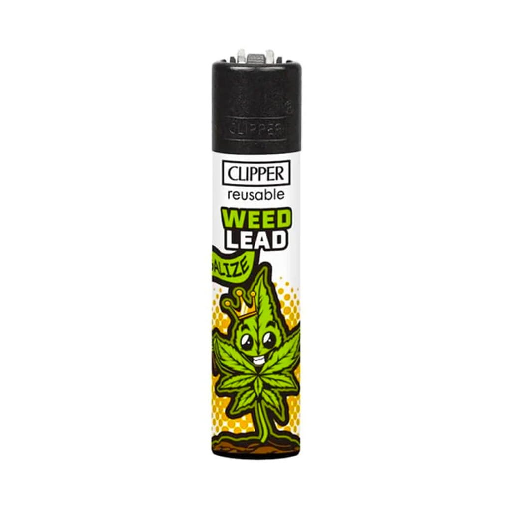 Clipper Premium Smoking Lighters - Green Rhymes - Design B