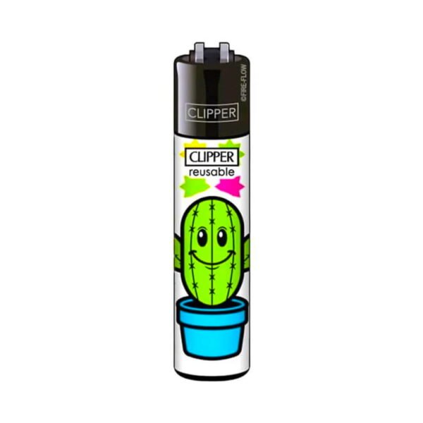 Clipper Premium Smoking Lighters - Grow Pots - Design B
