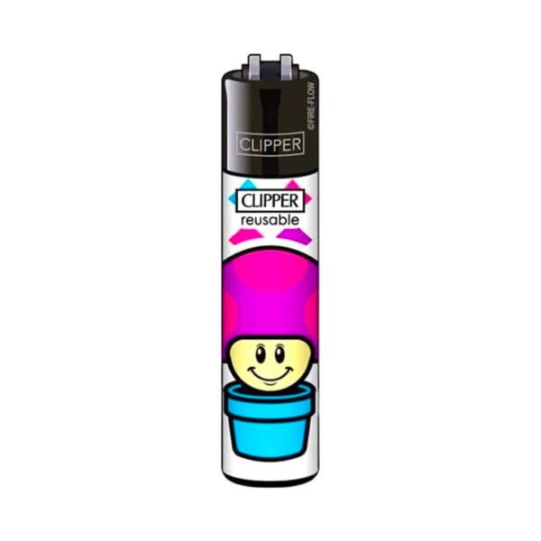Clipper Premium Smoking Lighters - Grow Pots - Design C