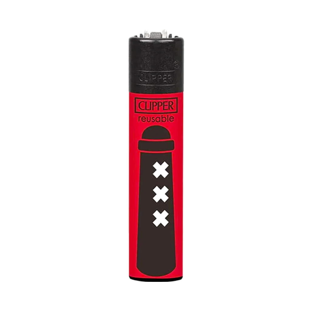 Clipper Premium Smoking Lighters – I Love Amsterdam - Design A