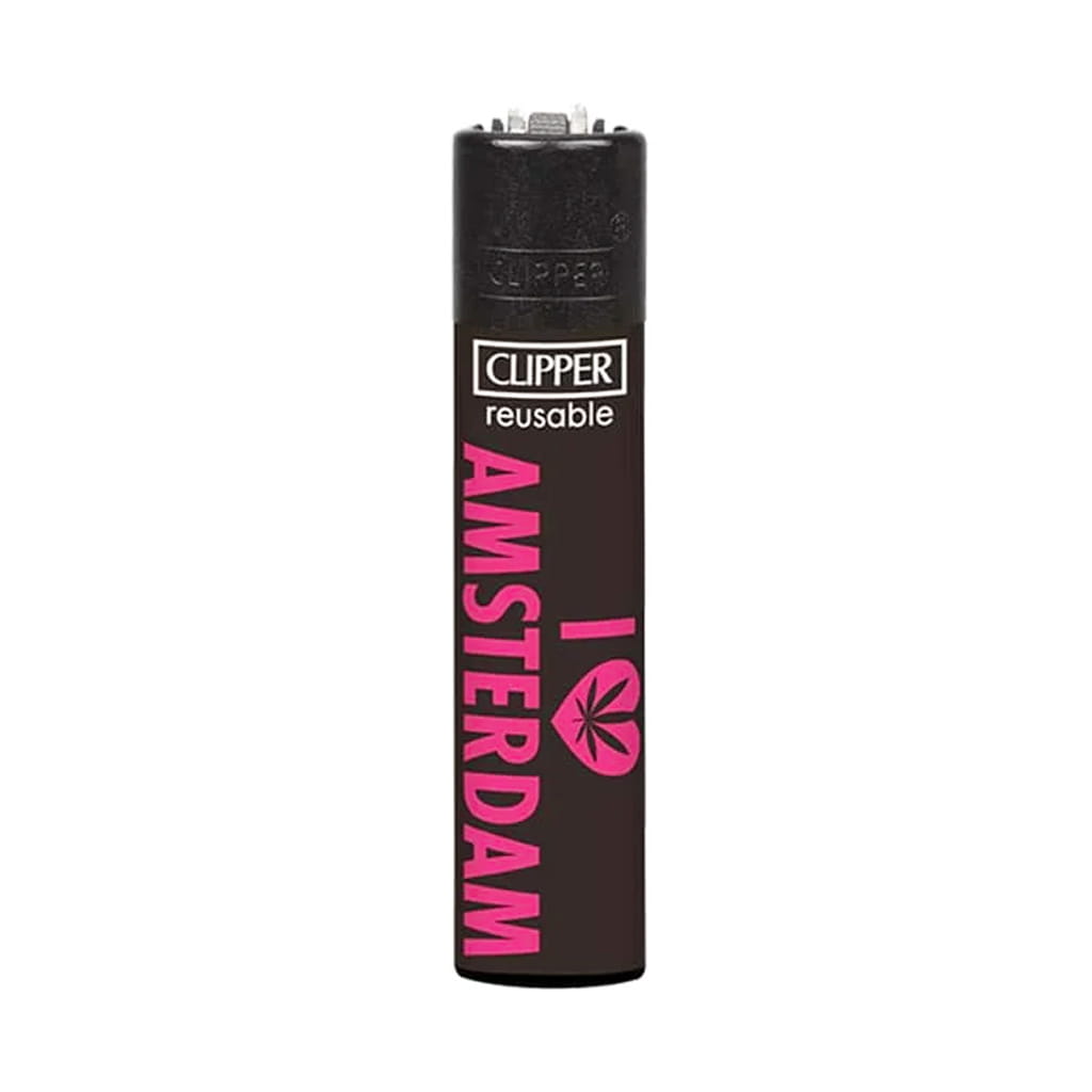 Clipper Premium Smoking Lighters – I Love Amsterdam - Design C