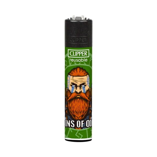 Clipper Premium Smoking Lighters - Kings of Valhalla - Design A