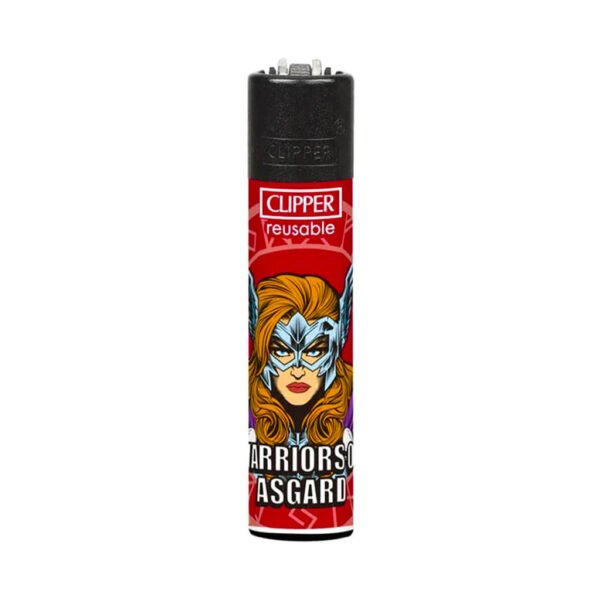 Clipper Premium Smoking Lighters - Kings of Valhalla - Design C