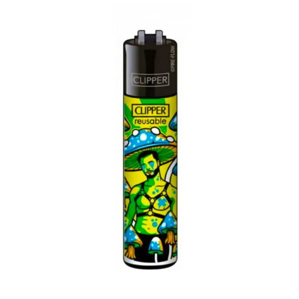 Clipper Premium Smoking Lighters - Kinky Shrooms - Design C