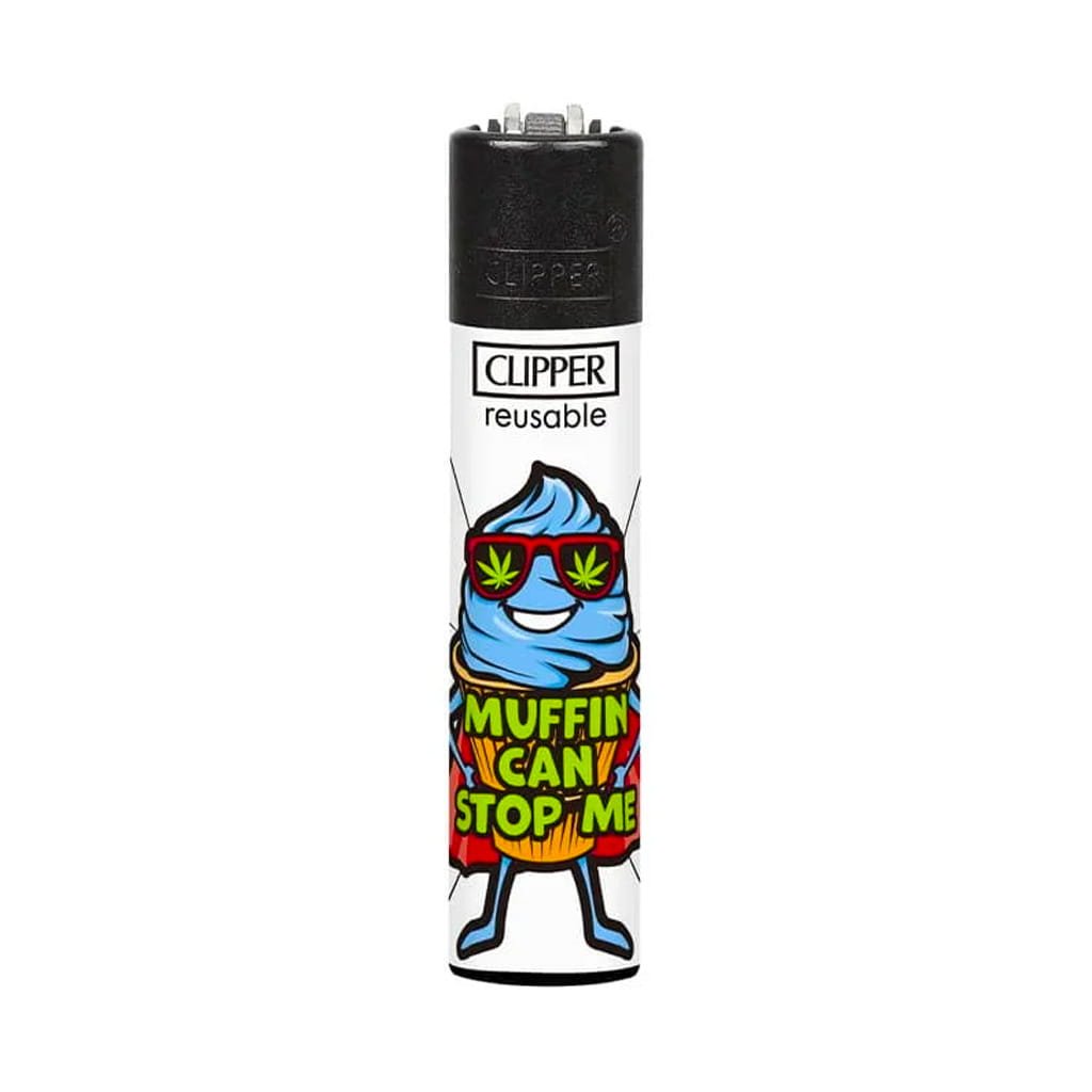 Clipper Premium Smoking Lighters - Leafy Sugar League - Design B