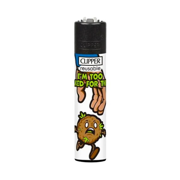Clipper Premium Smoking Lighters - Leafy Sugar League - Design C