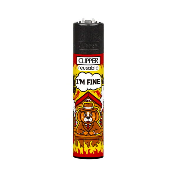 Clipper Premium Smoking Lighters - Mix Slogan #14 - Design D