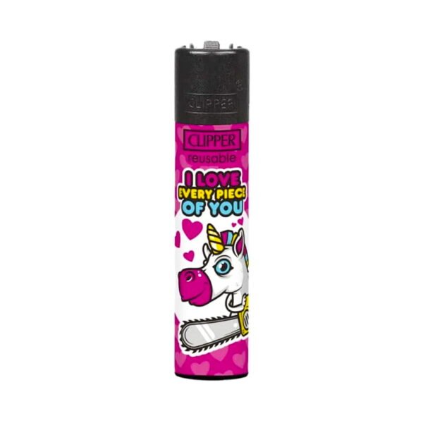 Clipper Premium Smoking Lighters - Mix Slogan 7 - Design D