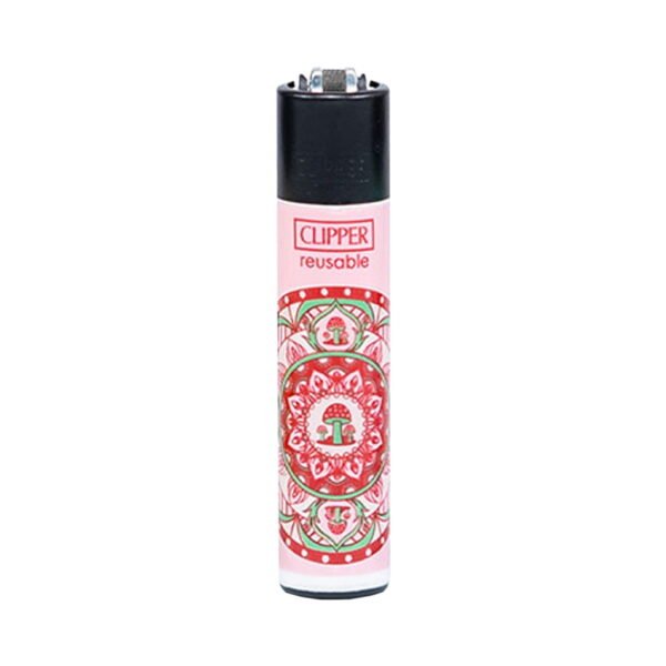 Clipper Premium Smoking Lighters – Psychadelic Mandala - Design C