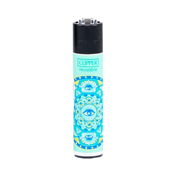 Clipper Premium Smoking Lighters – Psychadelic Mandala - Design D
