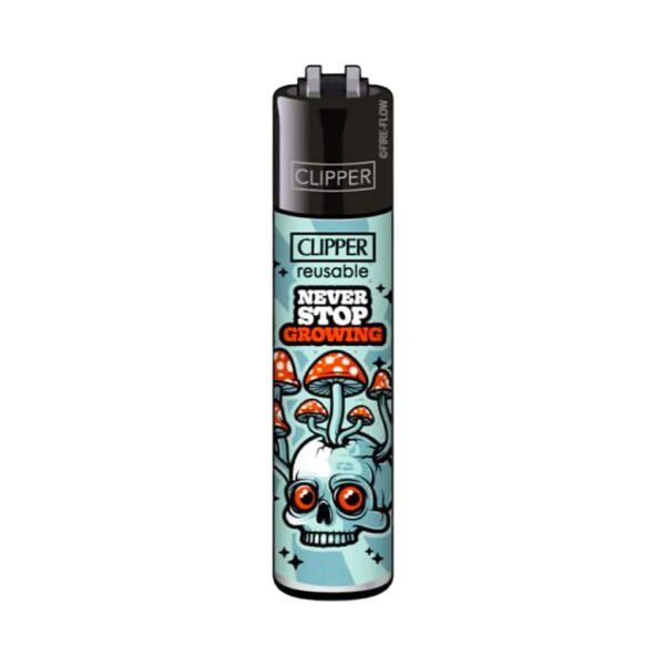 Clipper Premium Smoking Lighters – Shrooms 12 - Design D