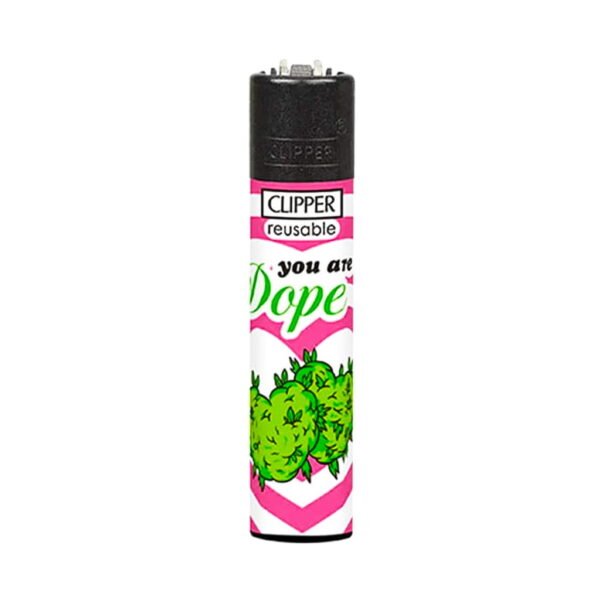 Clipper Premium Smoking Lighters – Weed Valentine - Design A