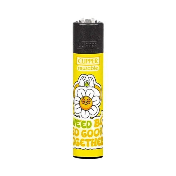 Clipper Premium Smoking Lighters - Weed Valentine - Design A