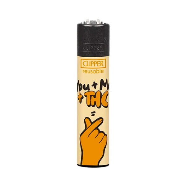 Clipper Premium Smoking Lighters - Weed Valentine - Design D